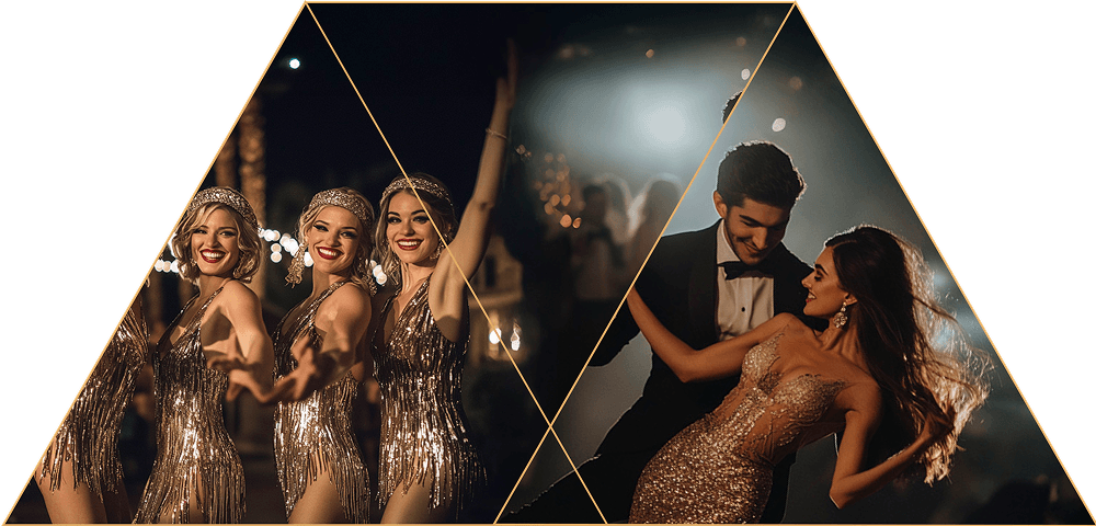 Make your special day unforgettable with custom dance lessons for weddings and bachelorette parties. From a stunning first dance to a fun group routine, we create memories you'll cherish forever. Click to learn more!